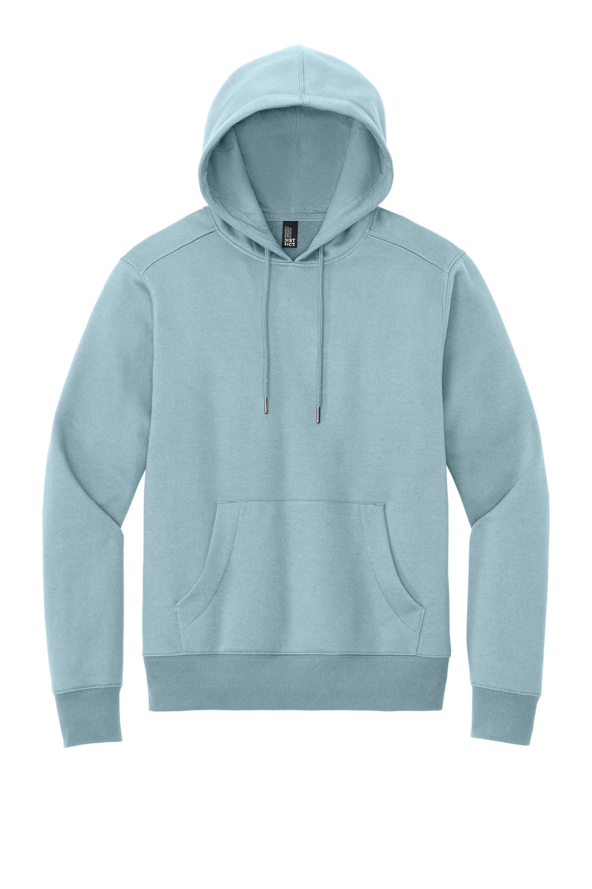 District Perfect Weight Fleece Hoodie DT1101 Blue Fog
