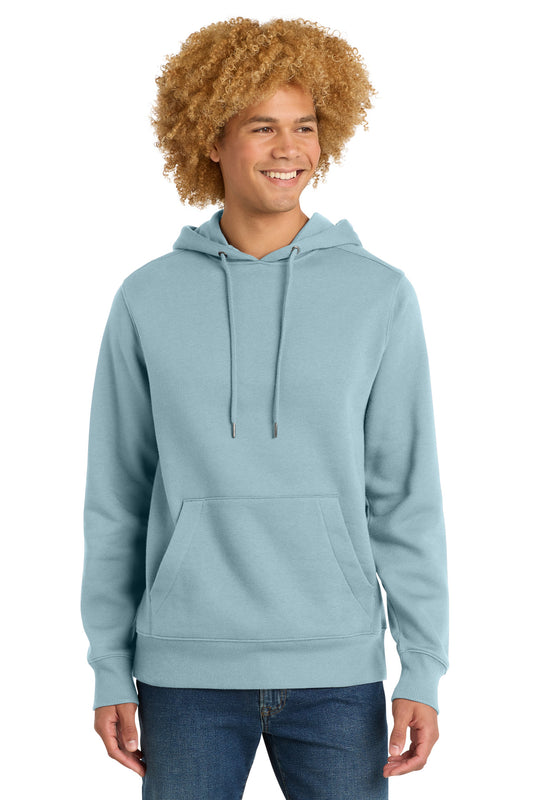 District Perfect Weight Fleece Hoodie DT1101 Blue Fog