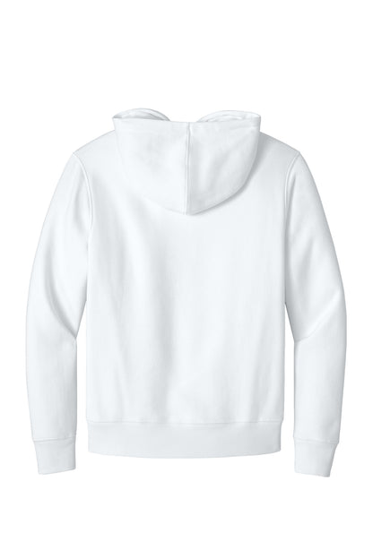 District Perfect Weight Fleece Hoodie DT1101 Bright White