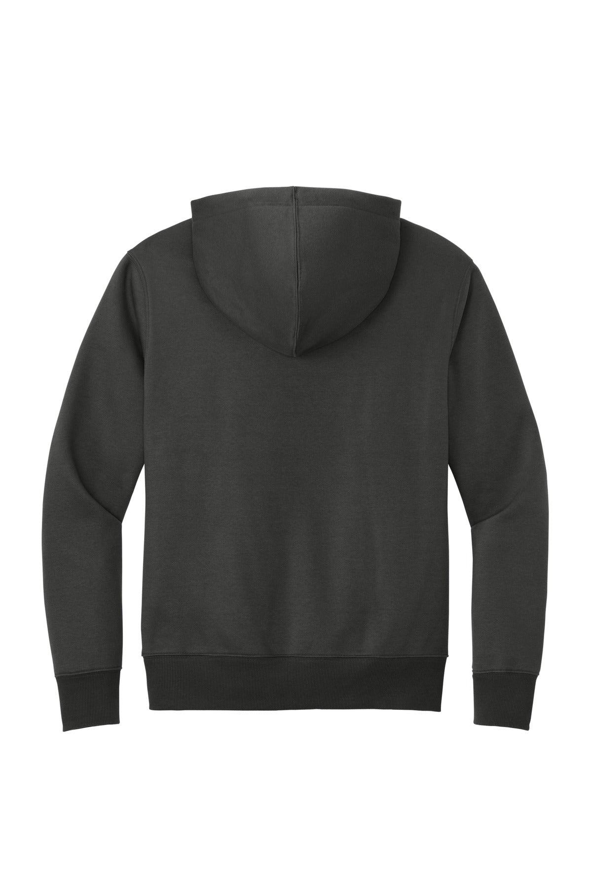 District Perfect Weight Fleece Hoodie DT1101 Charcoal