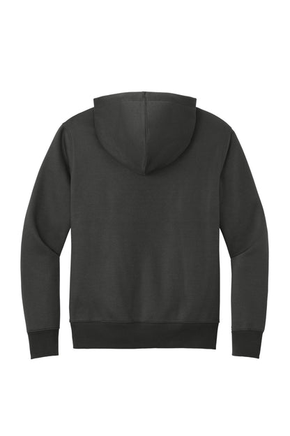 District Perfect Weight Fleece Hoodie DT1101 Charcoal