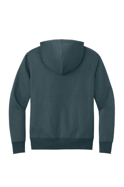District Perfect Weight Fleece Hoodie DT1101 Deep Steel Blue