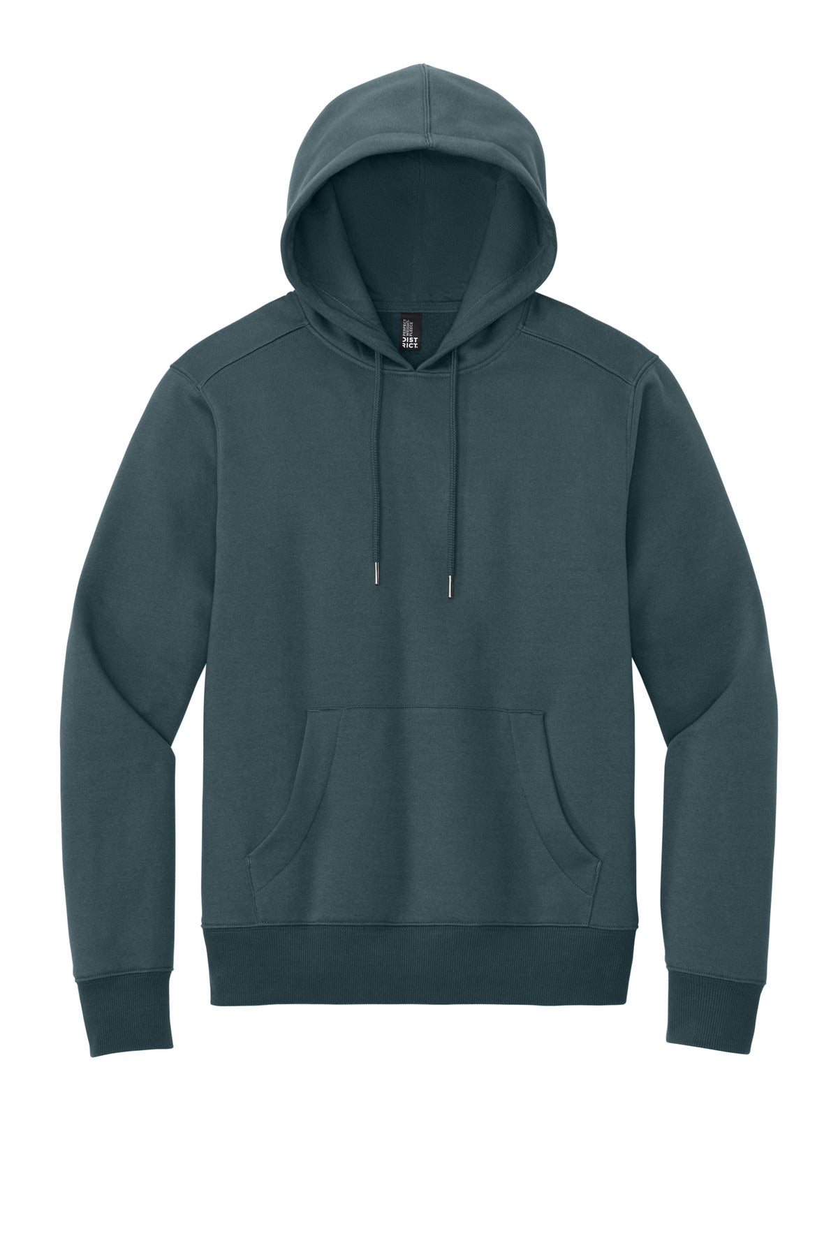 District Perfect Weight Fleece Hoodie DT1101 Deep Steel Blue