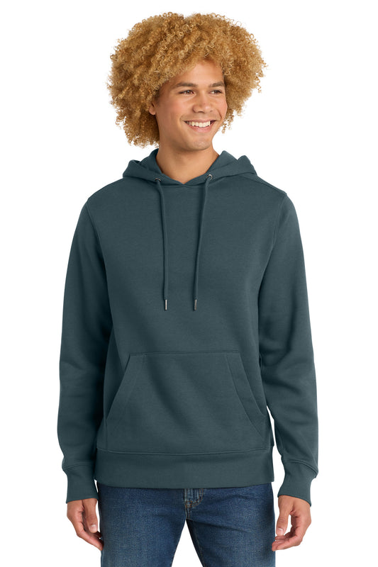 District Perfect Weight Fleece Hoodie DT1101 Deep Steel Blue