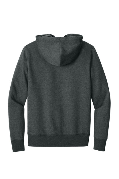 District Perfect Weight Fleece Hoodie DT1101 Heathered Charcoal