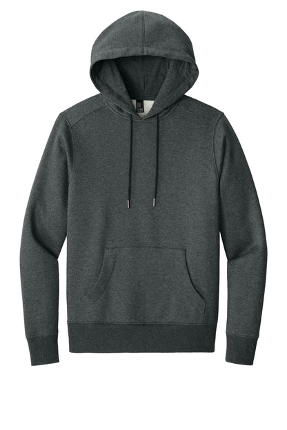 District Perfect Weight Fleece Hoodie DT1101 Heathered Charcoal