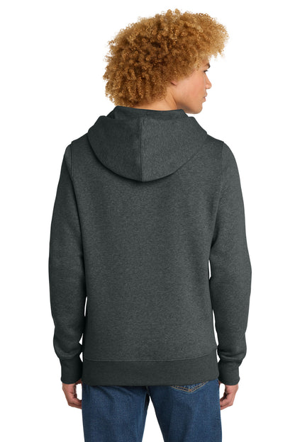 District Perfect Weight Fleece Hoodie DT1101 Heathered Charcoal