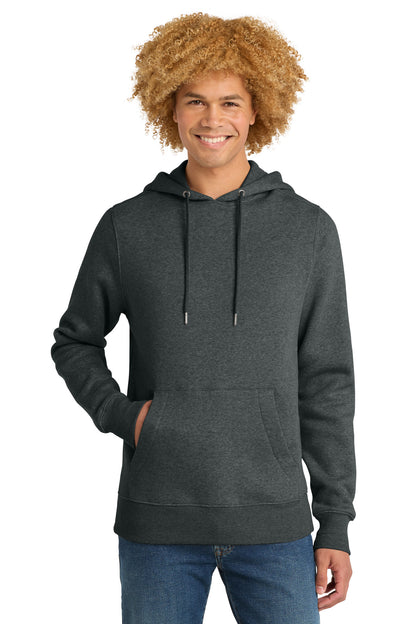 District Perfect Weight Fleece Hoodie DT1101 Heathered Charcoal