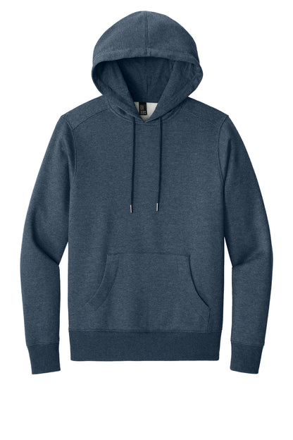 District Perfect Weight Fleece Hoodie DT1101 Heathered Navy