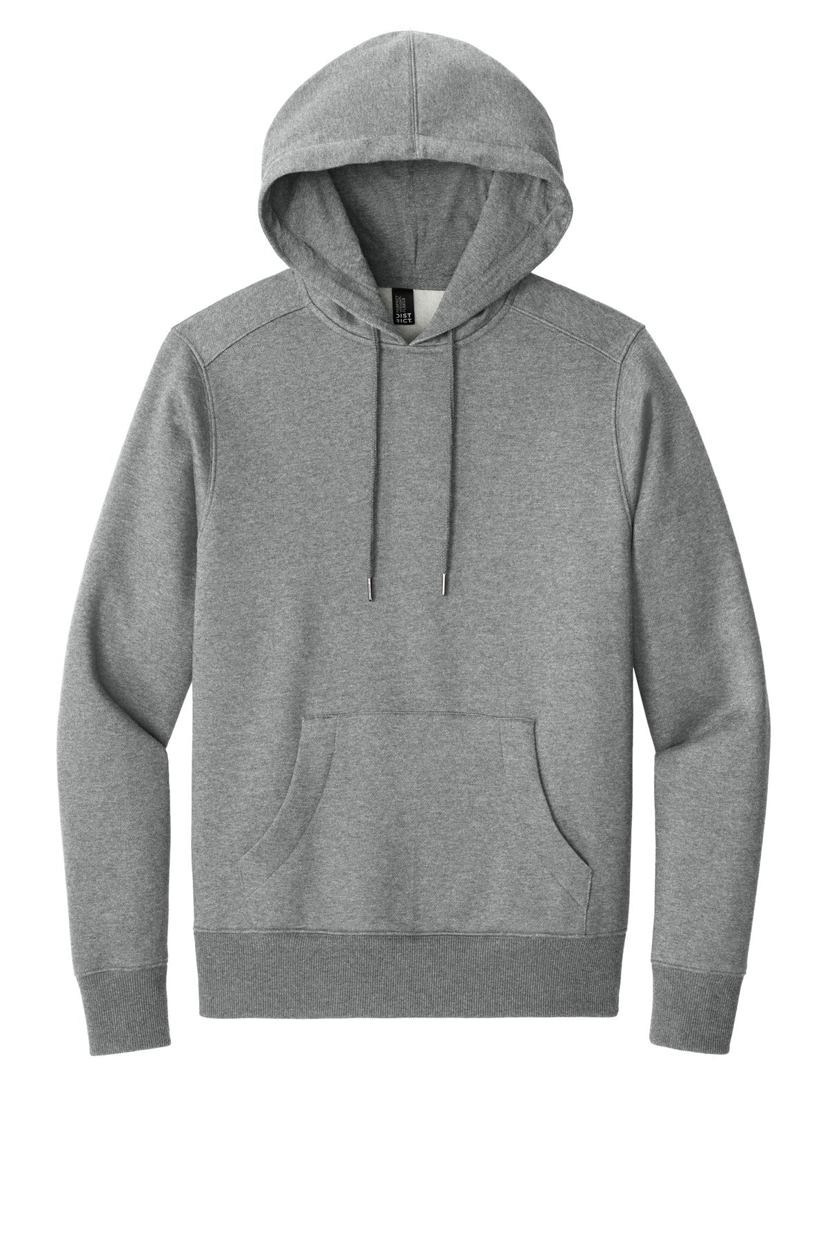 District Perfect Weight Fleece Hoodie DT1101 Heathered Steel