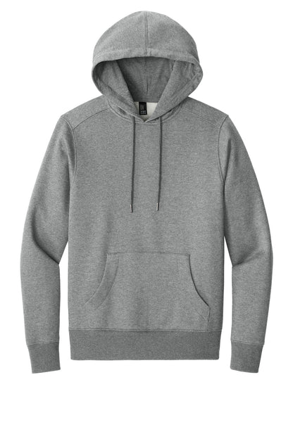 District Perfect Weight Fleece Hoodie DT1101 Heathered Steel