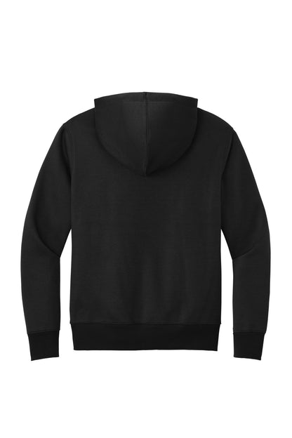 District Perfect Weight Fleece Hoodie DT1101 Jet Black