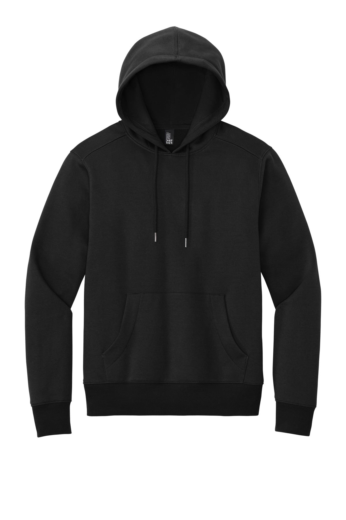 District Perfect Weight Fleece Hoodie DT1101 Jet Black