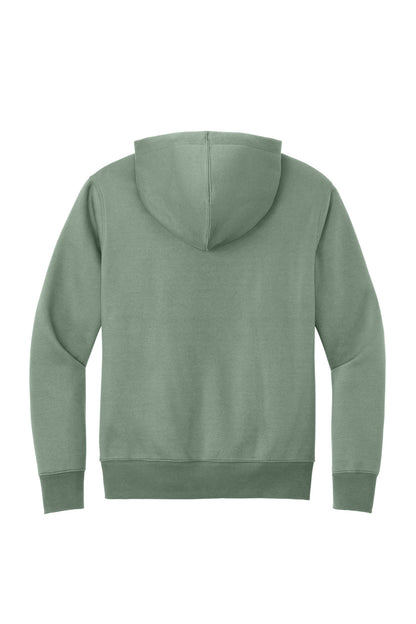 District Perfect Weight Fleece Hoodie DT1101 Laurel Green