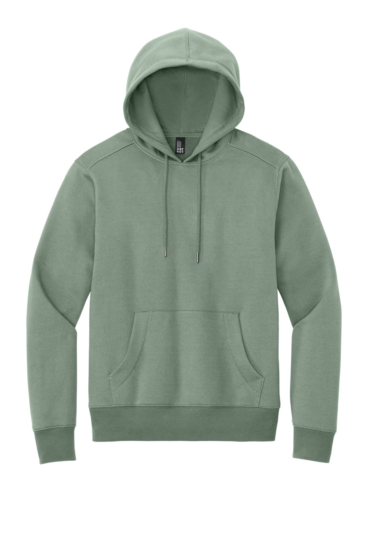 District Perfect Weight Fleece Hoodie DT1101 Laurel Green