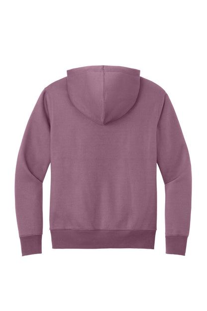 District Perfect Weight Fleece Hoodie DT1101 Orchid Haze