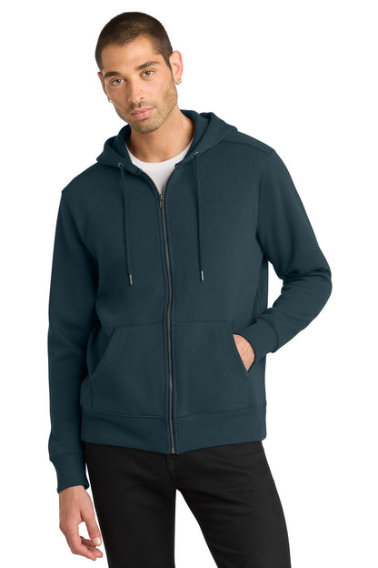 District Perfect Weight Fleece Full-Zip Hoodie image 1
