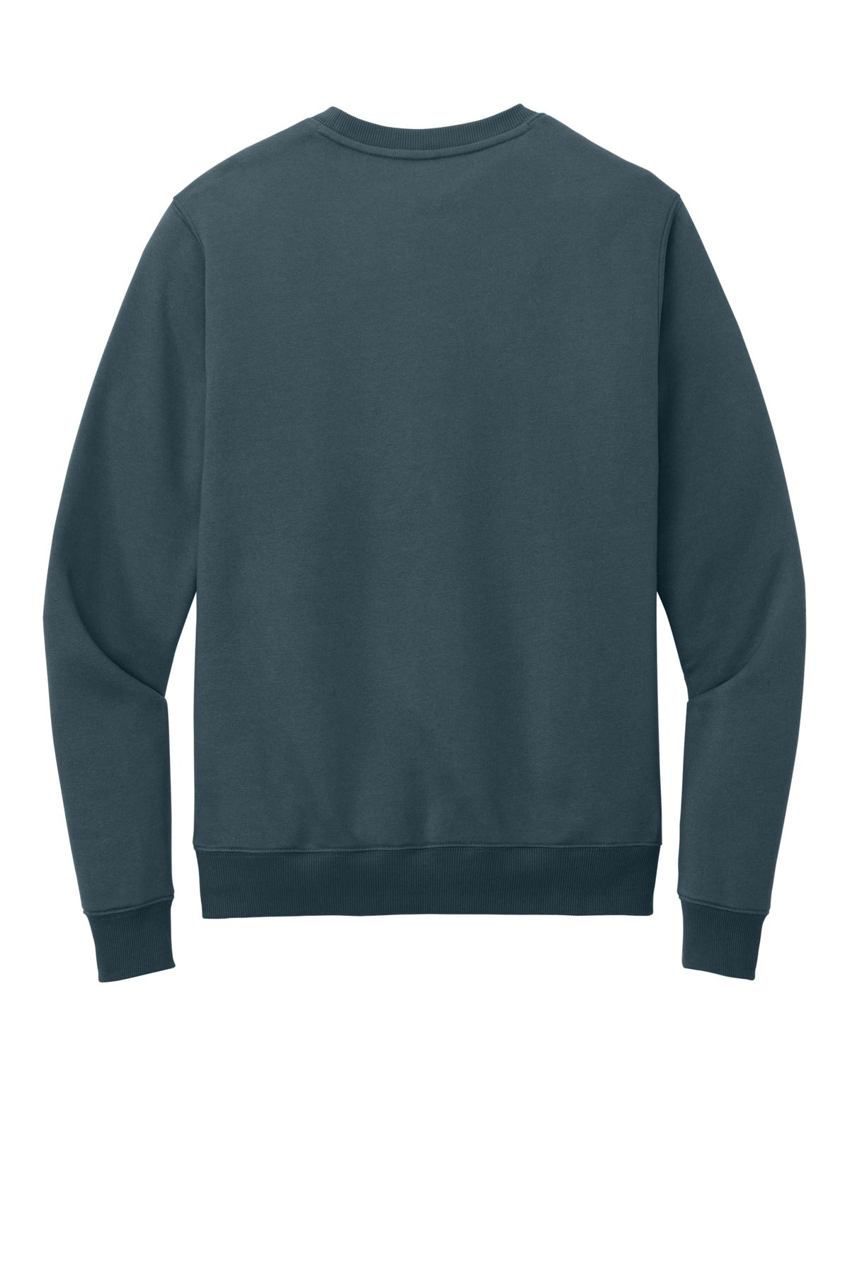 District Perfect Weight Fleece Crew DT1106 Deep Steel Blue
