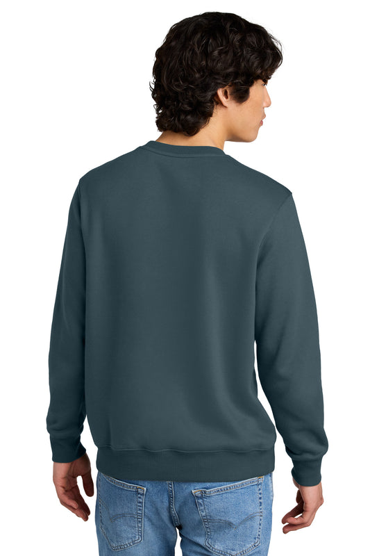 District Perfect Weight Fleece Crew DT1106 Deep Steel Blue