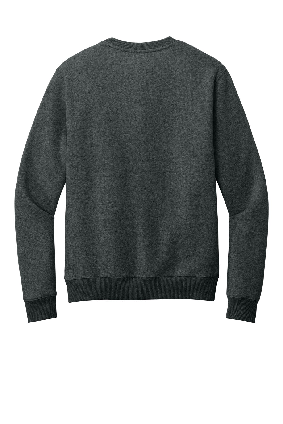 District Perfect Weight Fleece Crew DT1106 Heathered Charcoal