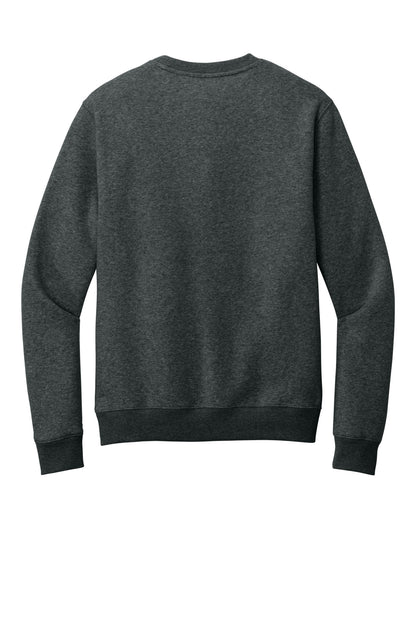 District Perfect Weight Fleece Crew DT1106 Heathered Charcoal