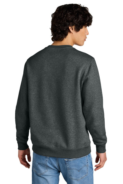 District Perfect Weight Fleece Crew DT1106 Heathered Charcoal