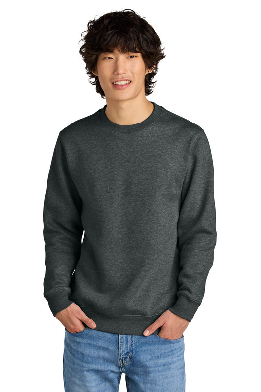 District Perfect Weight Fleece Crew DT1106 Heathered Charcoal