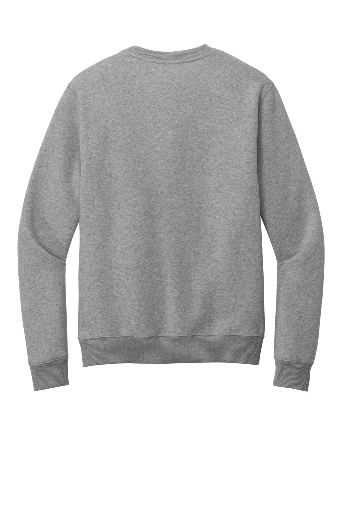 District Perfect Weight Fleece Crew DT1106 Heathered Steel