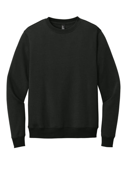 District Perfect Weight Fleece Crew DT1106 Jet Black