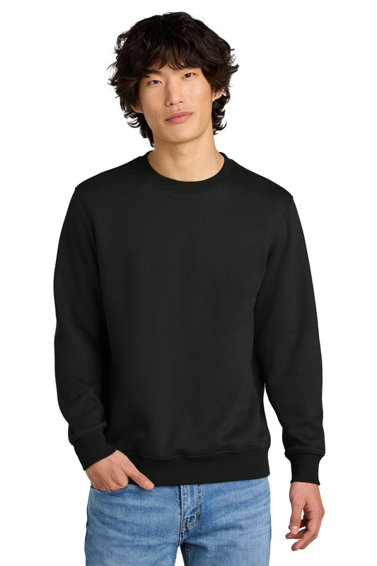 District Perfect Weight Fleece Crew DT1106 Jet Black
