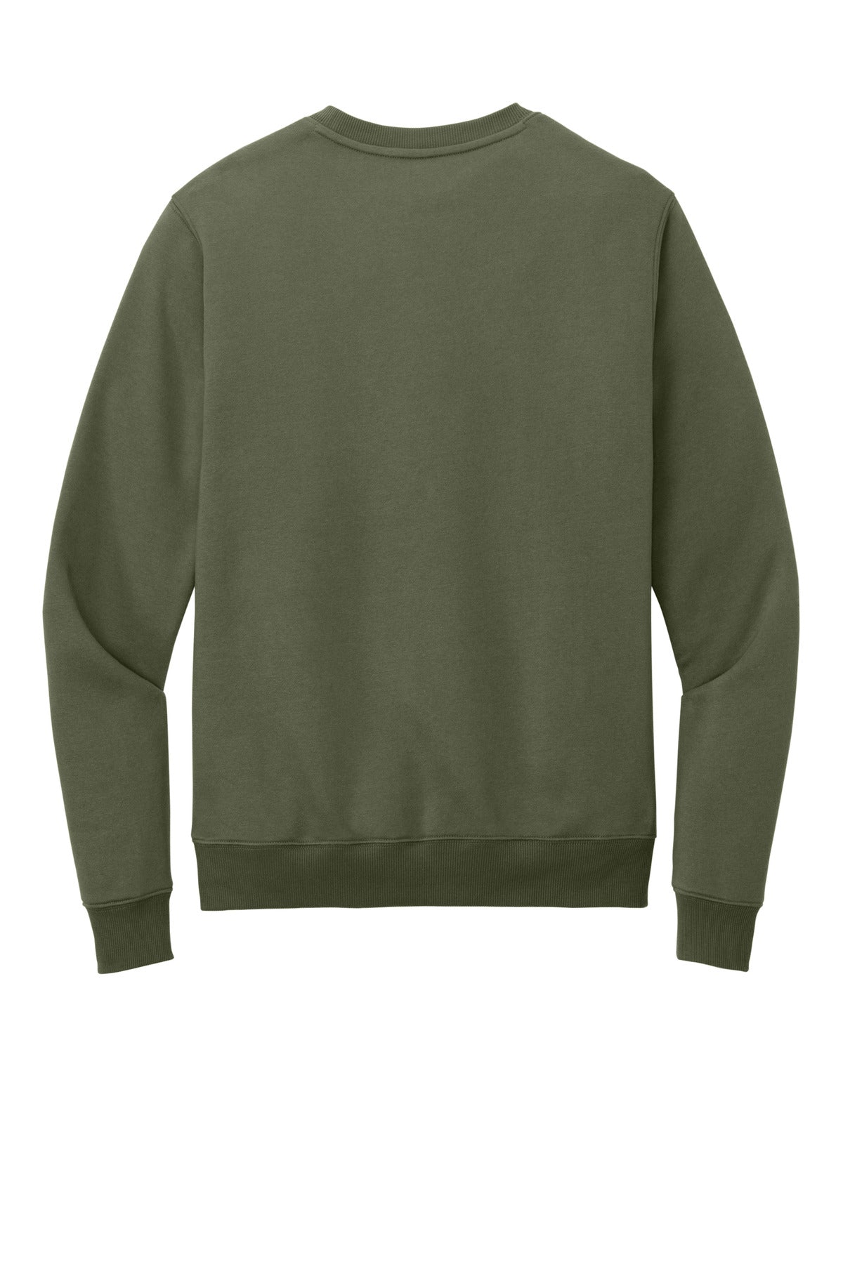 District Perfect Weight Fleece Crew DT1106 Military Green