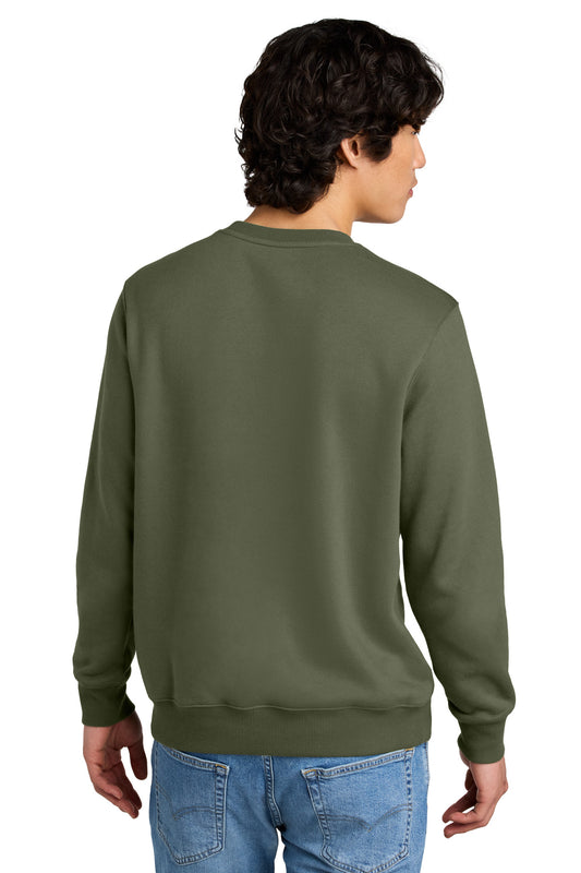 District Perfect Weight Fleece Crew DT1106 Military Green