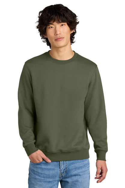 District Perfect Weight Fleece Crew DT1106 Military Green