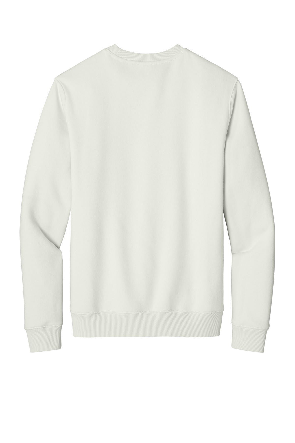 District Perfect Weight Fleece Crew DT1106 White Onyx