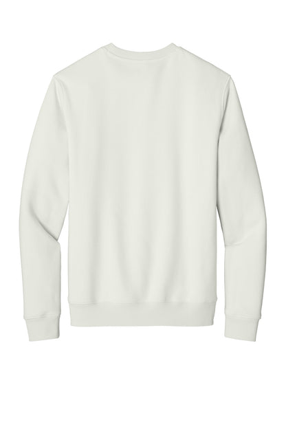 District Perfect Weight Fleece Crew DT1106 White Onyx