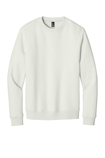 District Perfect Weight Fleece Crew DT1106 White Onyx