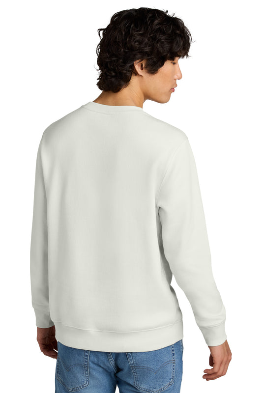District Perfect Weight Fleece Crew DT1106 White Onyx