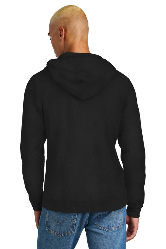 District Perfect Tri Fleece Pullover Hoodie DT1300 Black