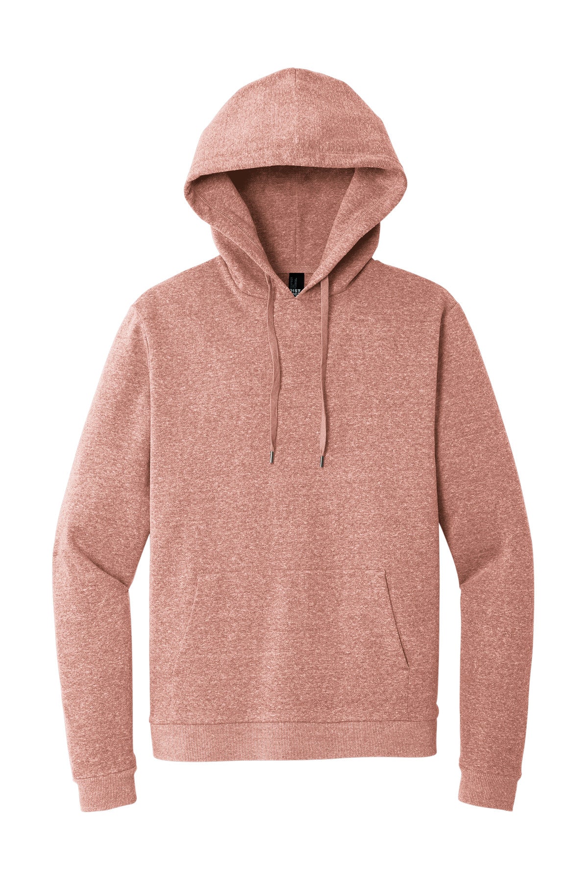 District Perfect Tri Fleece Pullover Hoodie DT1300 Blush Frost