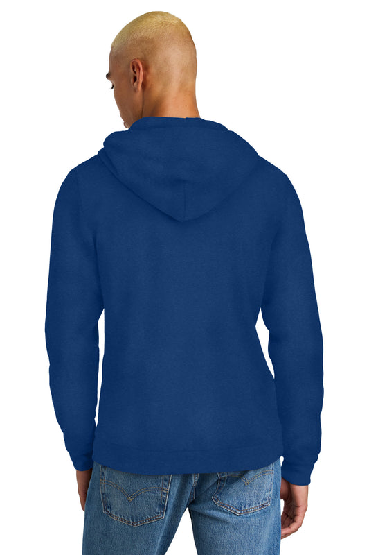 District Perfect Tri Fleece Pullover Hoodie DT1300 Deep Royal