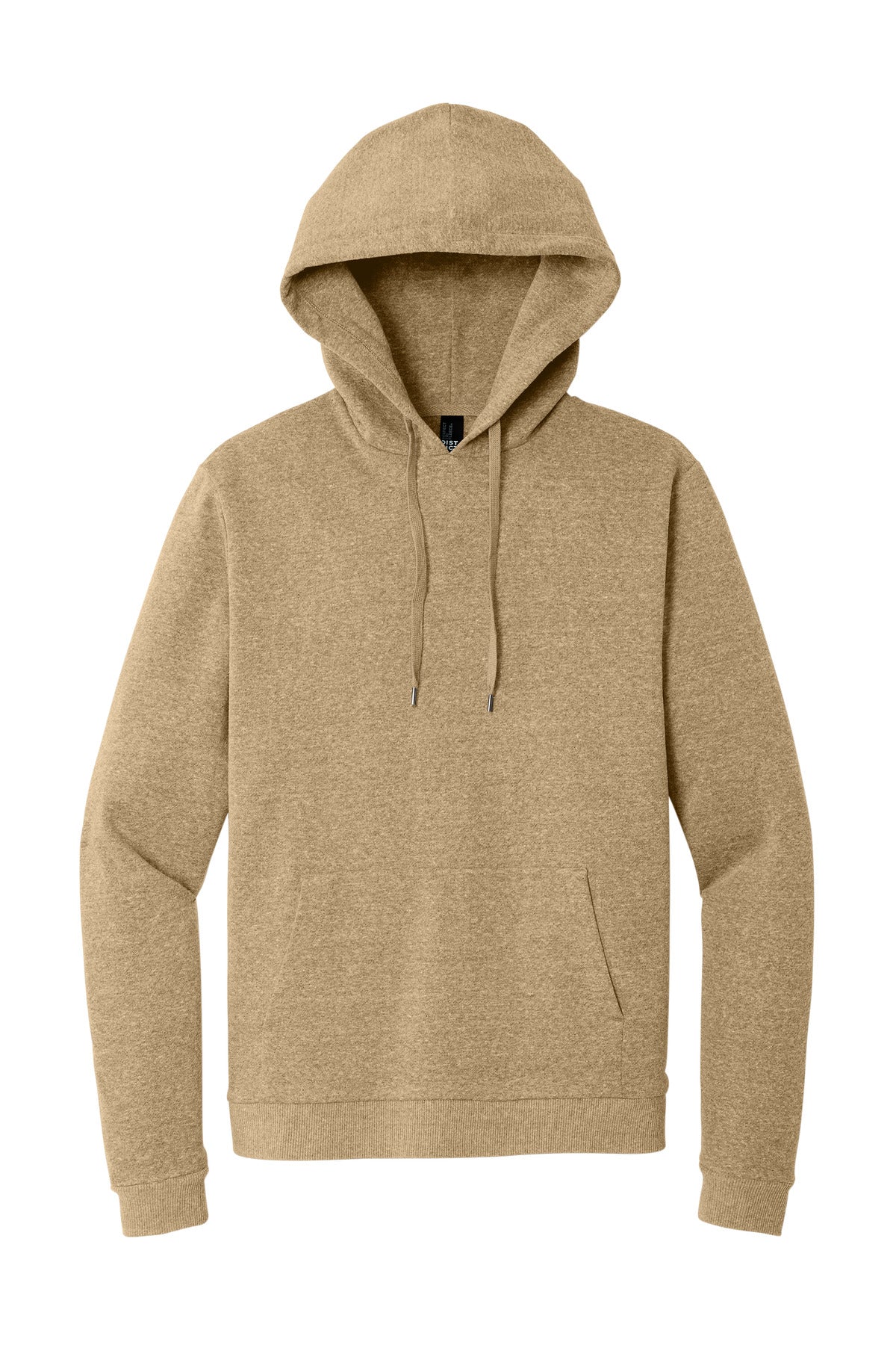 District Perfect Tri Fleece Pullover Hoodie DT1300 Desert Tan Heather