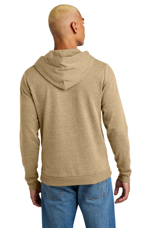 District Perfect Tri Fleece Pullover Hoodie DT1300 Desert Tan Heather