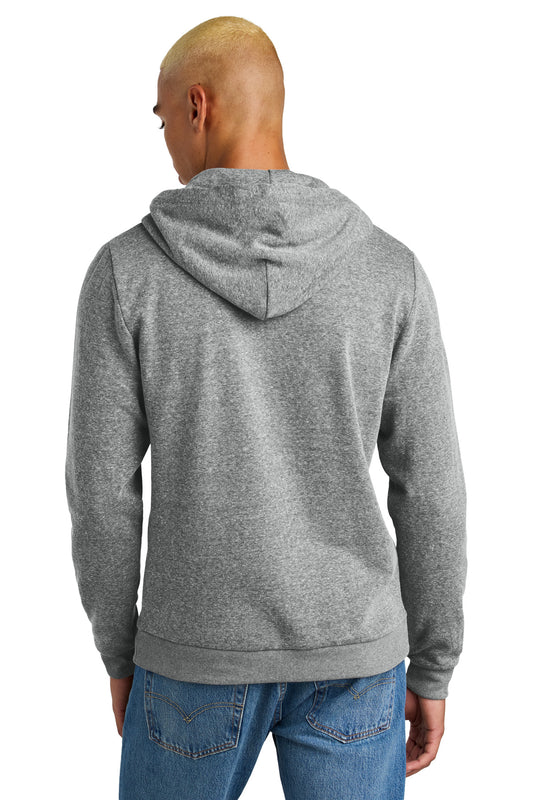District Perfect Tri Fleece Pullover Hoodie DT1300 Grey Frost