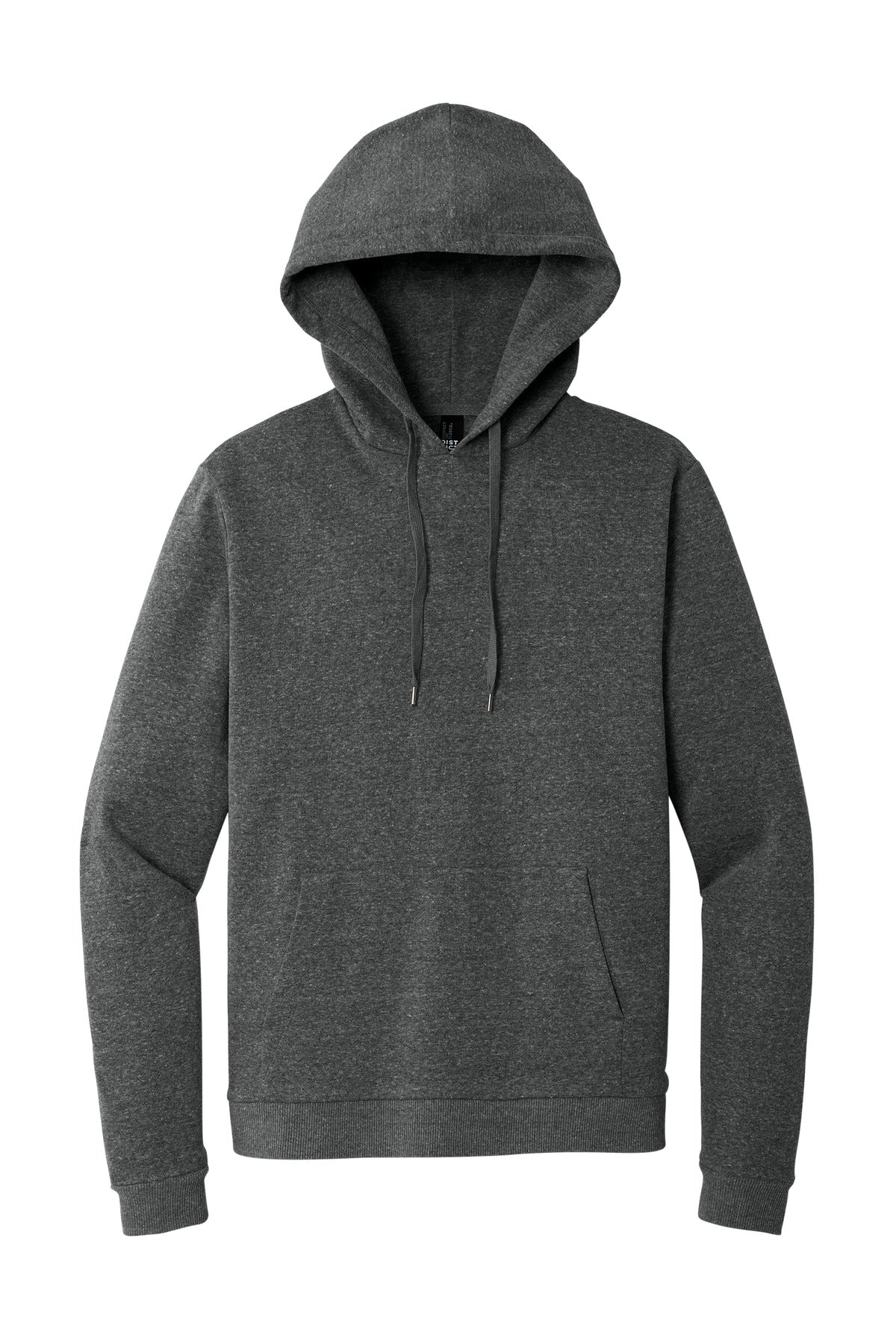 District Perfect Tri Fleece Pullover Hoodie DT1300 Heathered Charcoal