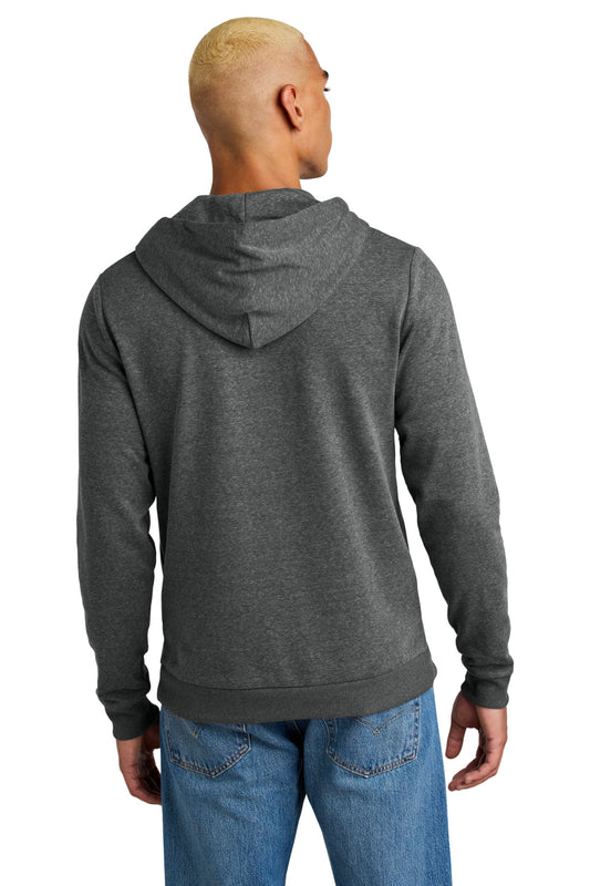 District Perfect Tri Fleece Pullover Hoodie DT1300 Heathered Charcoal