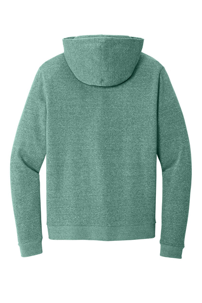 District Perfect Tri Fleece Pullover Hoodie DT1300 Heathered Eucalyptus Blue