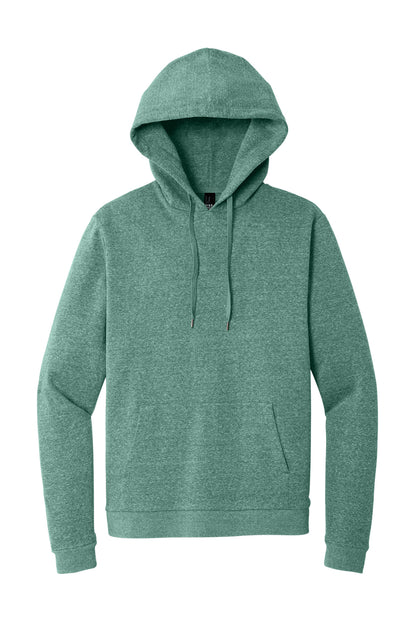 District Perfect Tri Fleece Pullover Hoodie DT1300 Heathered Eucalyptus Blue