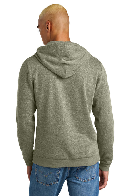 District Perfect Tri Fleece Pullover Hoodie DT1300 Military Green Frost