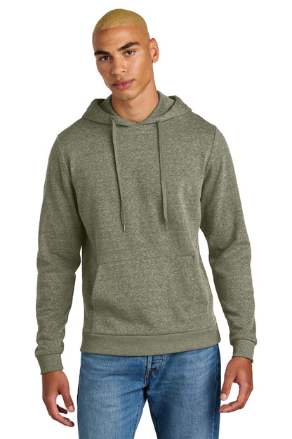 District Perfect Tri Fleece Pullover Hoodie DT1300 Military Green Frost