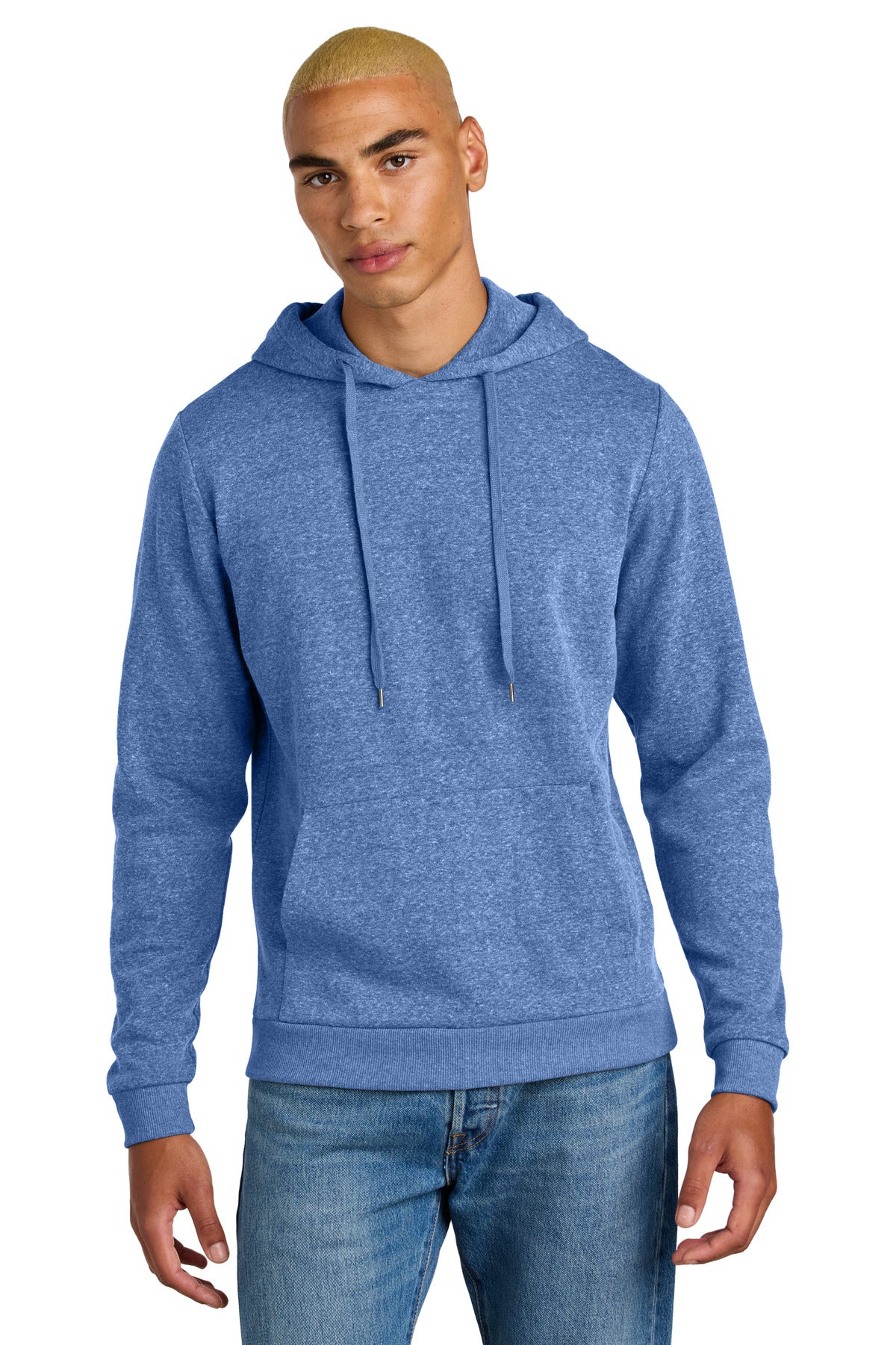 District Perfect Tri Fleece Pullover Hoodie DT1300 Royal Frost
